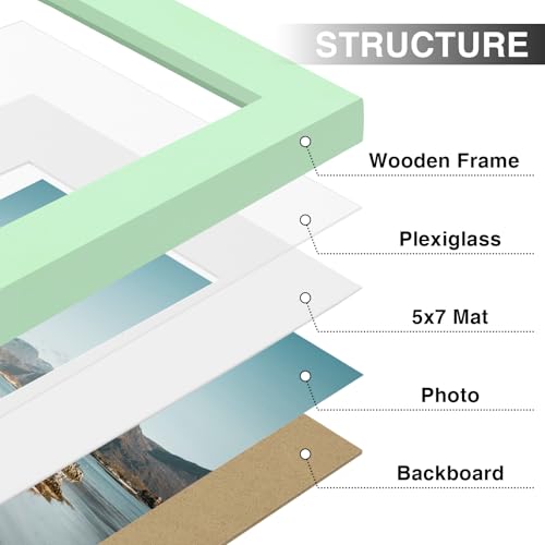 8x10 Picture Frames Set of 9 (9 Count)