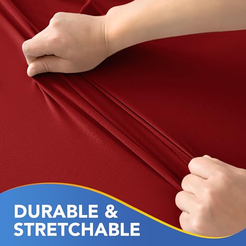 Fitted Tablecloth for 8 Foot Rectangle Tables (4 Count)