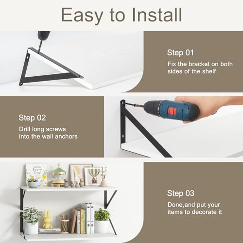 12 Inch Deep Floating Shelves