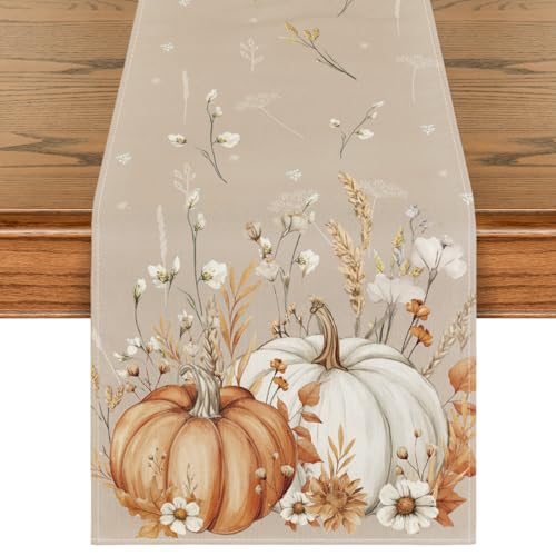 210 GSM Fall Table Runner Home Party Decor 13x60 Inch