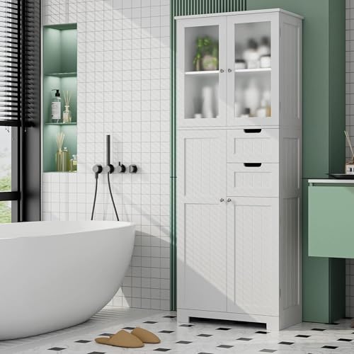 67'' Tall Bathroom Storage Cabinet
