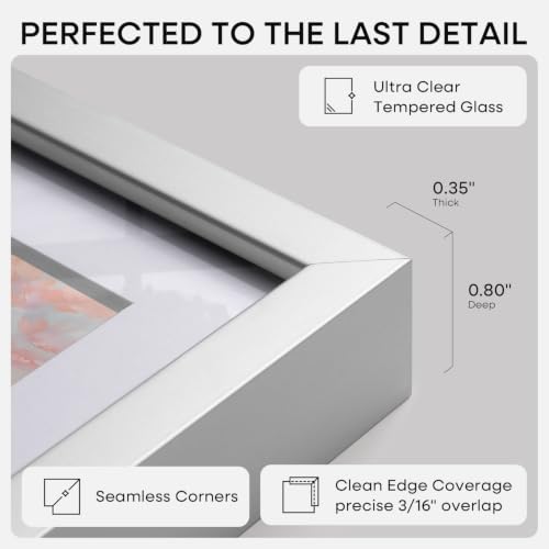 11x11 Silver Picture Frame (3 Count)