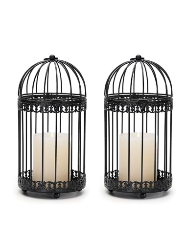 Black Decorative Bird Cage (2 Count)