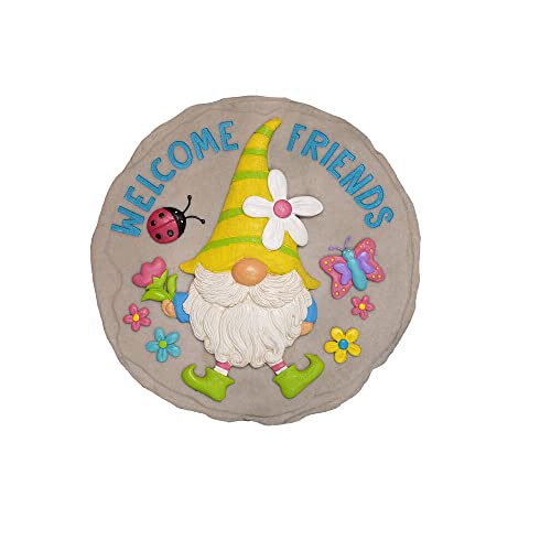 Garden Décor Spring Gnome Stepping Stone