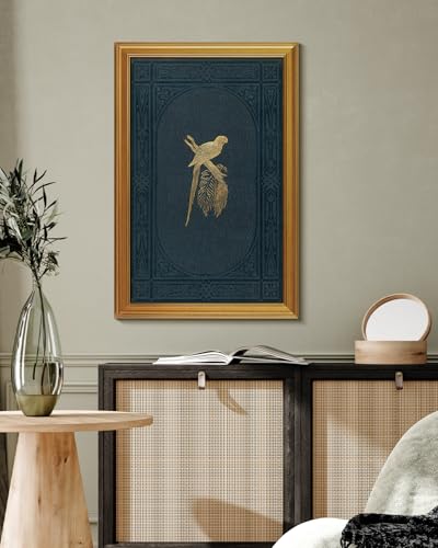 Vintage Gold Framed Wall Art for Living Room