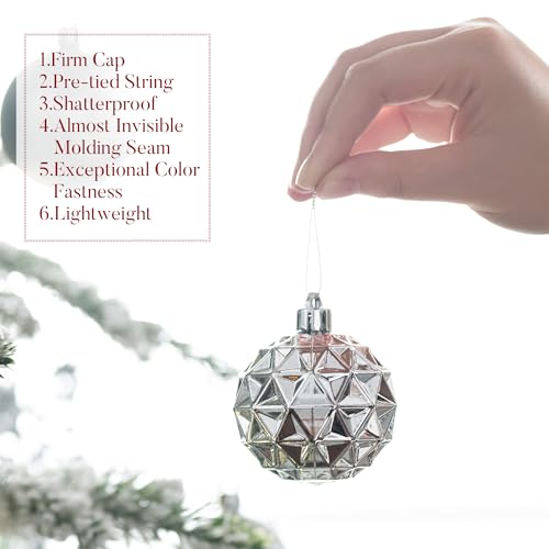 50ct Christmas Tree Decorations Ball Ornaments 2 Inches (50 Count)