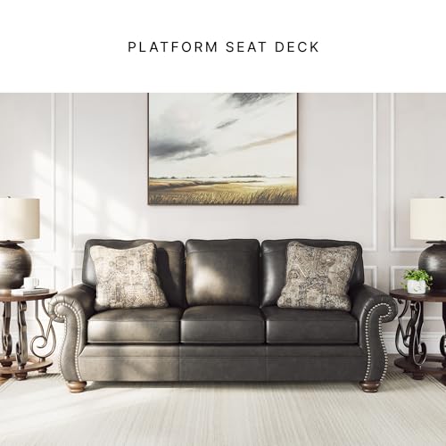 Faux Leather Sofa Couch