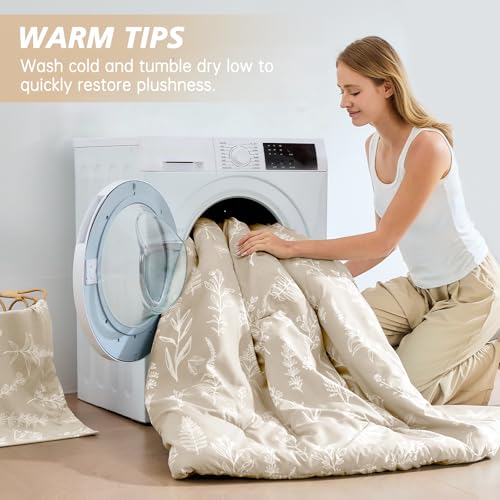 Beige Full Comforter Set
