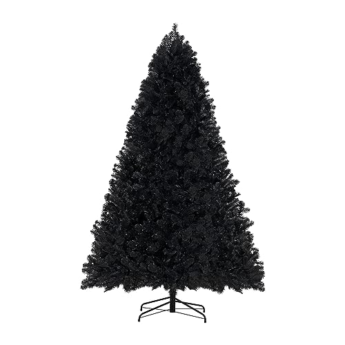 6.5ft Black Christmas Tree with Lights