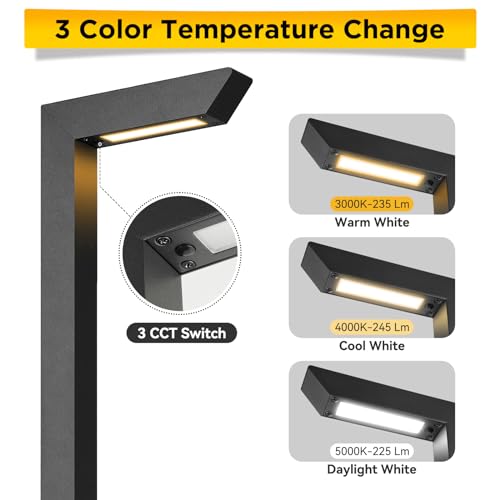 3CCT LED Low Voltage Landscape Pathway Light (4 Count)