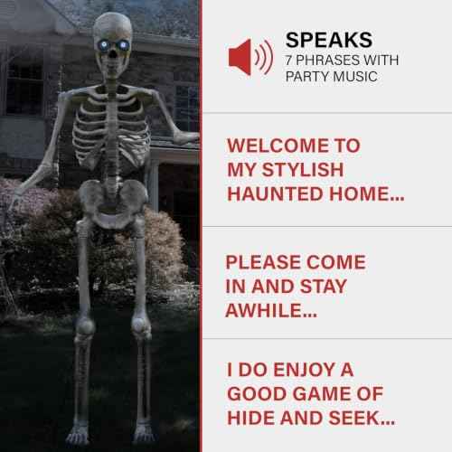 8.0 Ft. Motion (96" Towering Animated Skeleton)
