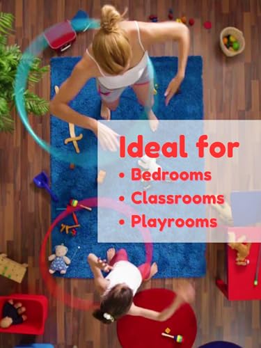 Soft and Colorful Kids Classroom Area Rugs
