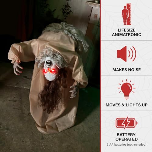 3.4 Ft. Animatronic Possessed Backbend Lady (3.4 ft Possessed Backbend Lady)