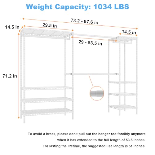 E11 Heavy Duty Garment Rack