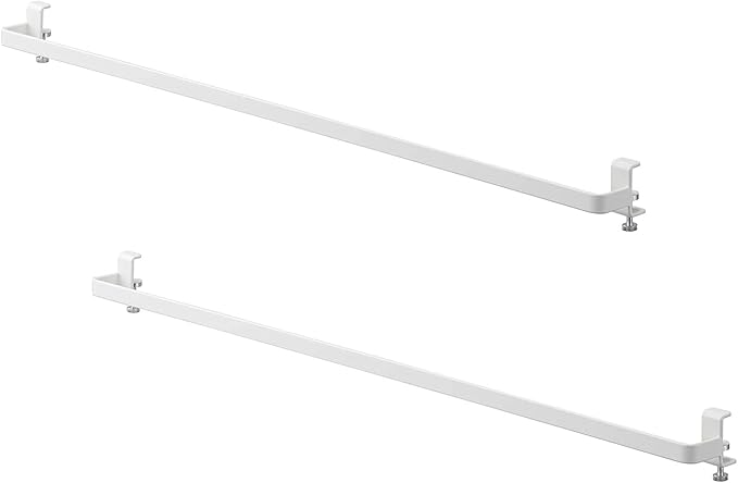 Yamazaki Industries 5619 x 2 Indoor Clothes Dryer, Hanger Bar, Set of 2, Tower, Hanging to Camo, Fixing Screws, Laundry Drying Rack, White