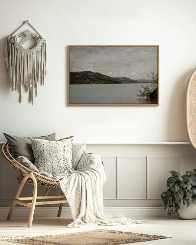 Framed Canvas Wall Art Vintage Decor