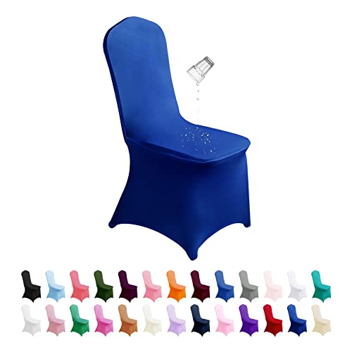 Royal Blue Waterproof Polyester Spandex Chair Cover