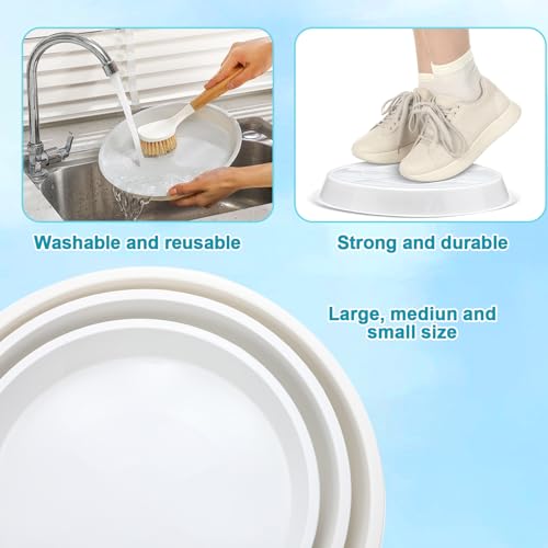 3 Set 13 in 11 in 10 in Stepping Cement Stones Kit for Kid DIY Craft (5 Count)