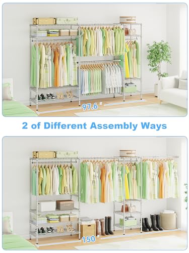 E11 Heavy Duty Garment Rack