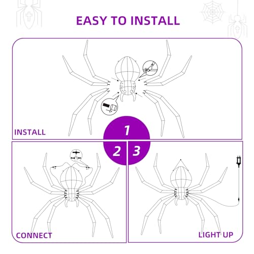 Halloween Decorations Outdoor Hanging Spider