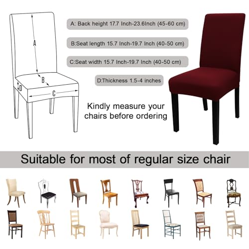 Dining Chair Covers Set of 4