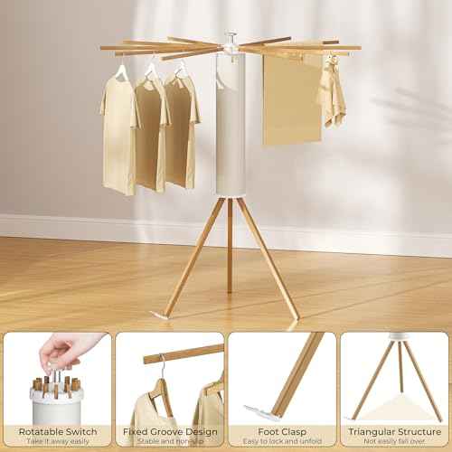 Tripod Clothes Drying Rack
