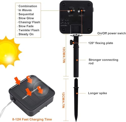 Solar Fairy Lights 240 LED (39.4 Foot)