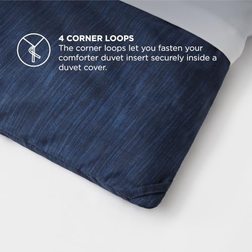 Navy Blue Queen Comforter Set