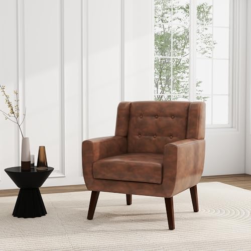 PU Leather Accent Chair