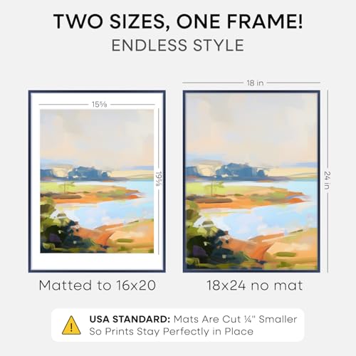 18x24 Blue Poster Frame
