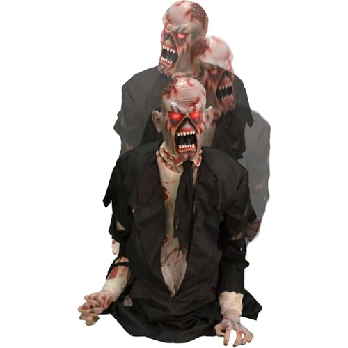 5.2 Ft. Damien Zombie Animatronic by Tekky (35" Animated Damien)