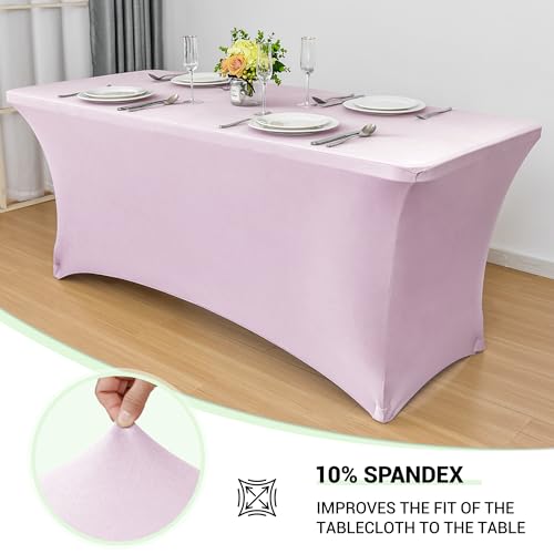 4ft Stretch Spandex Table Cover (2 Count)