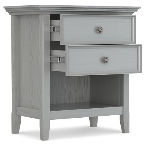 Amherst 24" Bedside Table in Rustic Natural Aged Brown