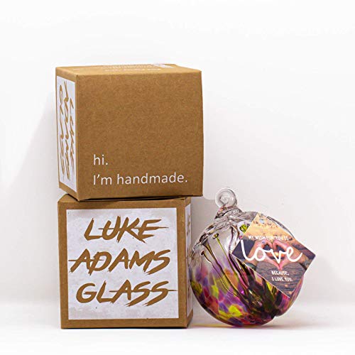 Luke Adams Handmade Glass Gazing Balls for Garden