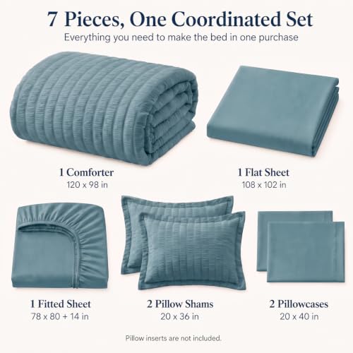Oversized King Comforter Set 120x98 7