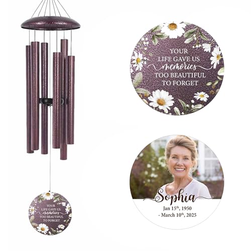 Personalized Deep Tone Wind Chime Memorial