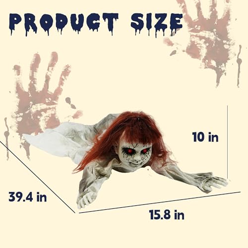 Halloween Scary Doll Groundbreaker Decorations Outdoor Animatronics (Zombie)