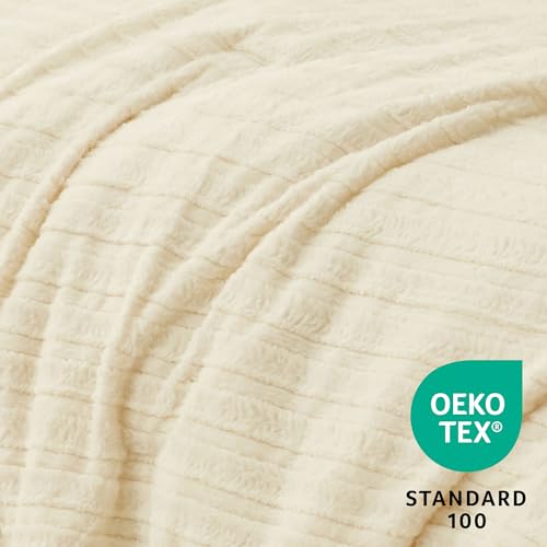 Faux Fur King Size Comforter Set