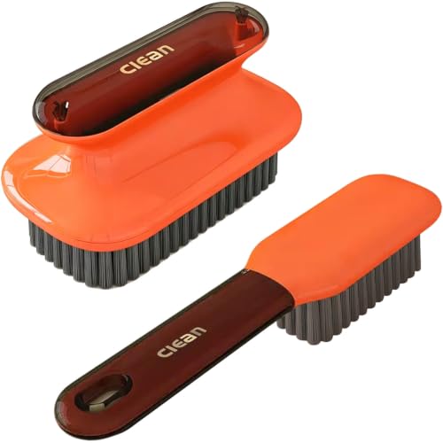 Laundry Stain Brush Household Scrub Brush Laundry Brush for Stain Removal (2 Count)