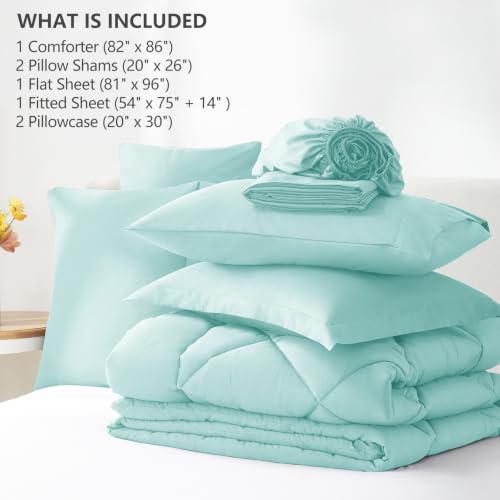 Full Size Comforter Sets Spa Blue