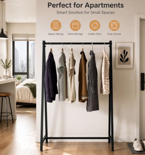 Black Metal Clothing Rack