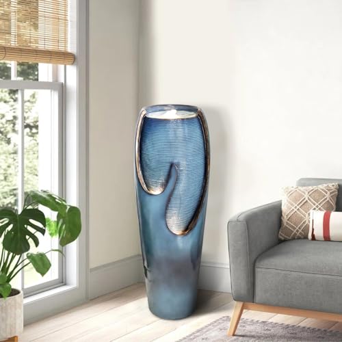 38.7”Tall Outdoor Water Fountains and Waterfalls