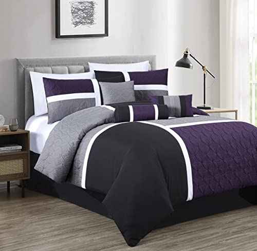 Upland 7 Piece Quilted Patchwork Comforter Set