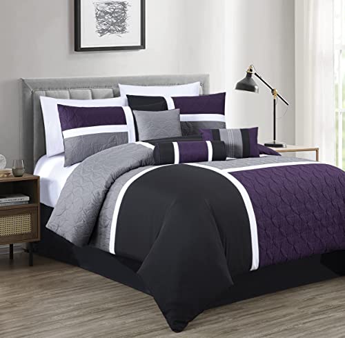 Upland 7 Piece Quilted Patchwork Comforter Set