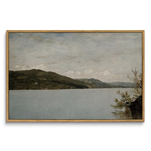 Framed Canvas Wall Art Vintage Decor