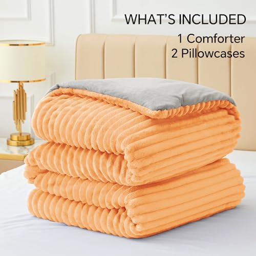 Fleece Queen Comforter Set