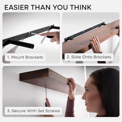 20 Inch Floating Shelves (2 Count)