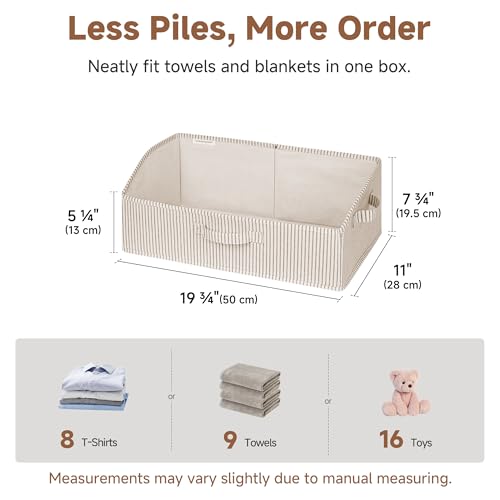 Closet Storage Bins Trapezoid (3 Count)