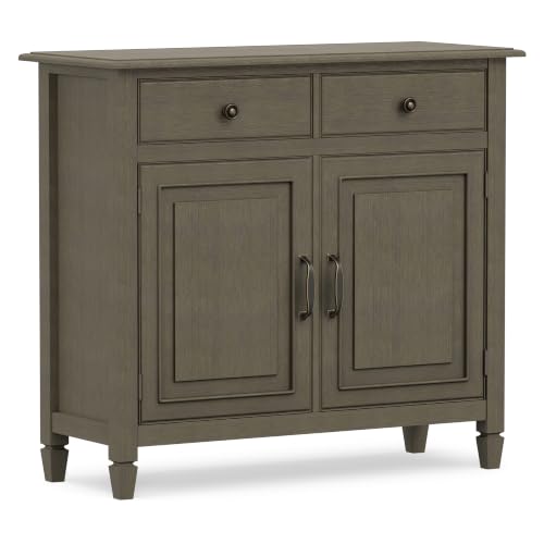 Connaught 40" Wide Solid Wood Cabinet in Farmhouse Grey