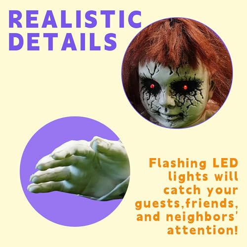 Halloween Scary Doll Groundbreaker Decorations Outdoor Animatronics (Zombie)
